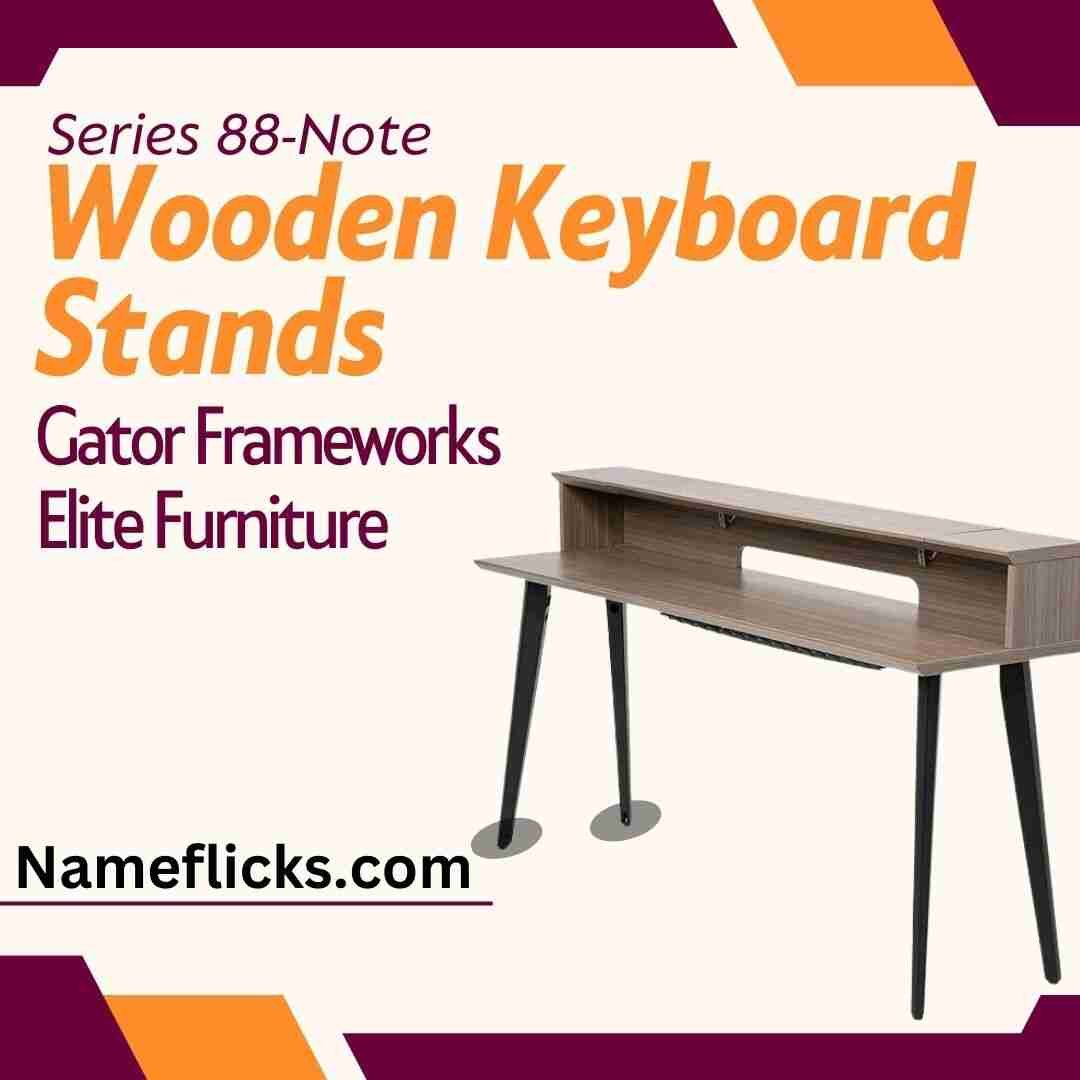 wooden keyboard stands