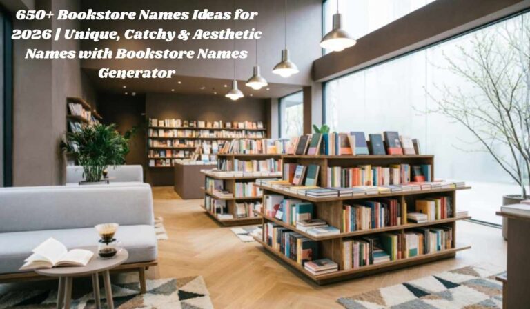 Bookstore Names