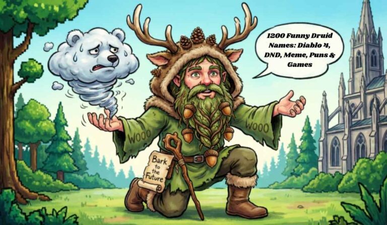 Funny Druid Names