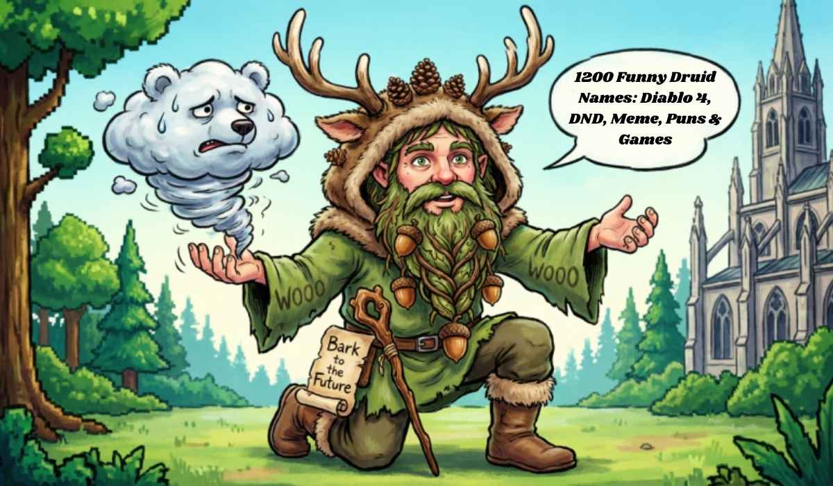 Funny Druid Names