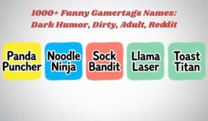 Funny Gamertags Names