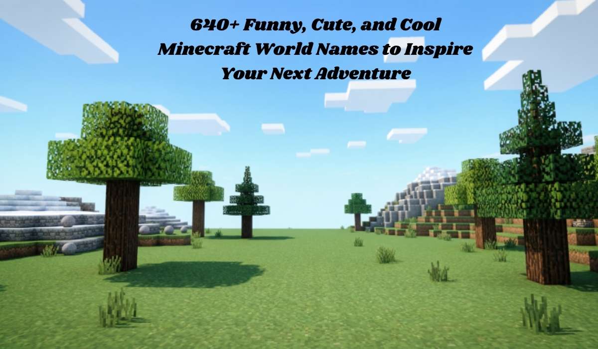 Minecraft World Names