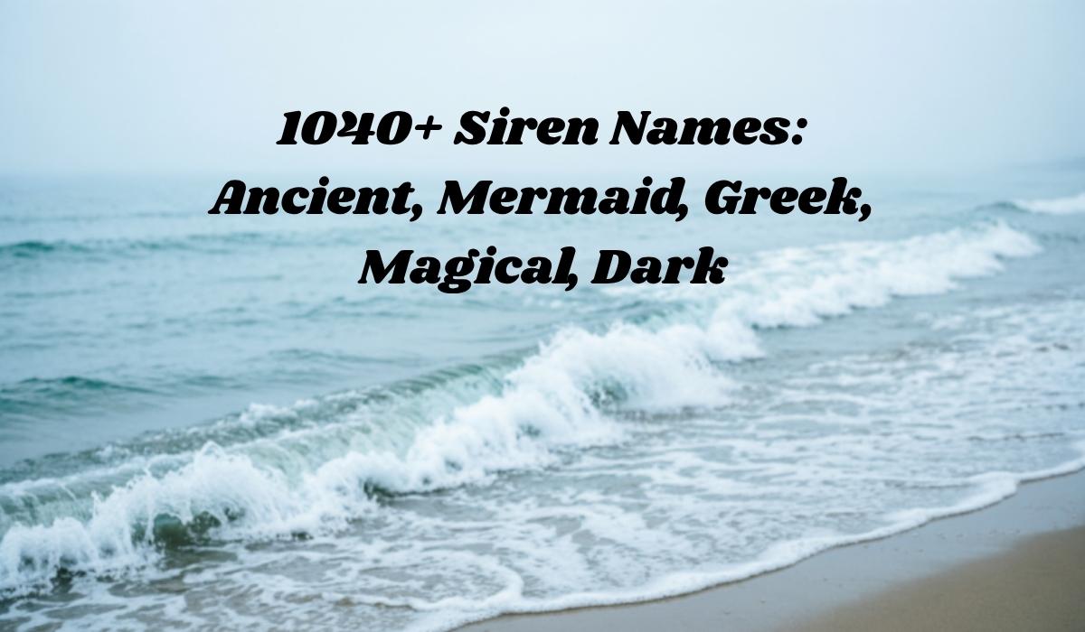Siren Names