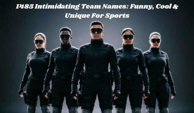 Intimidating Team Names