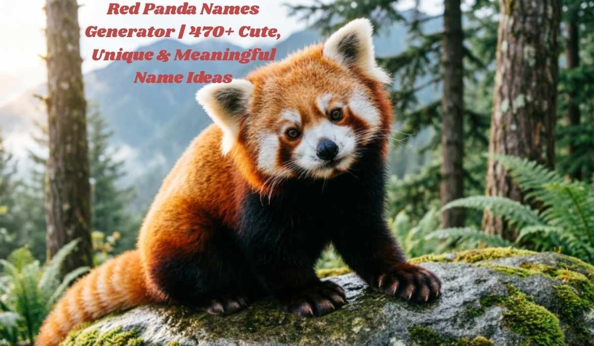 Red Panda Names