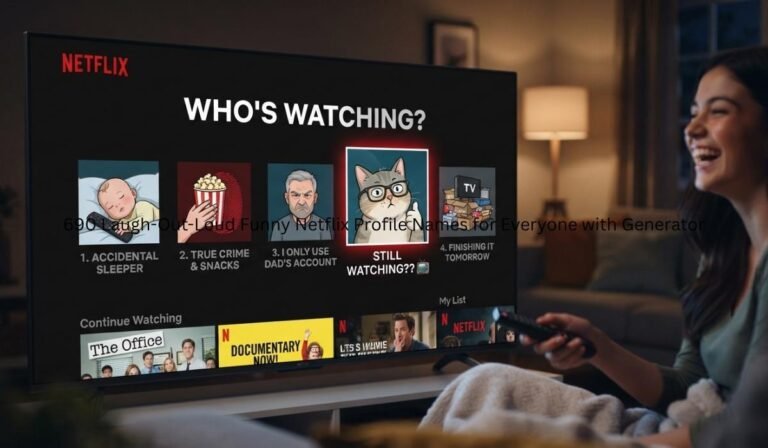 Funny Netflix Profile Names