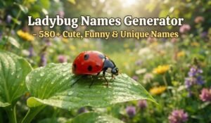 Ladybug Names