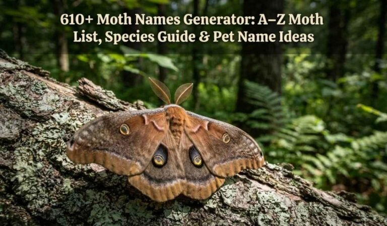 Moth Names