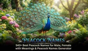 Peacock Names