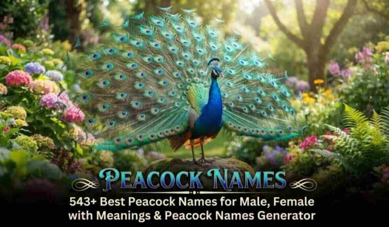 Peacock Names