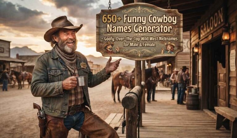 Funny Cowboy Names