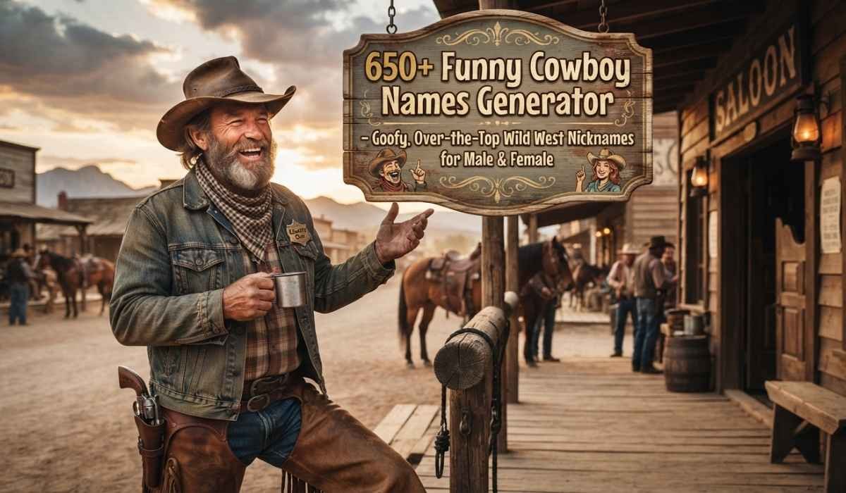 Funny Cowboy Names