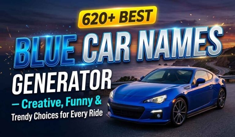 Blue Car Names