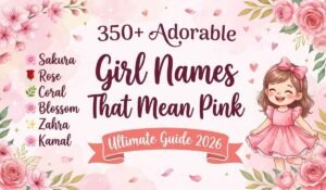 Girl Names That Mean Pink