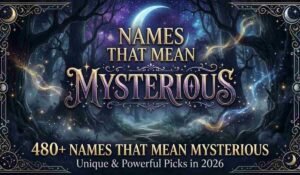 Names That Mean Mysterious
