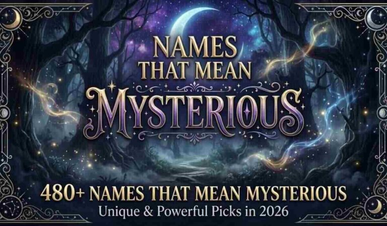 Names That Mean Mysterious
